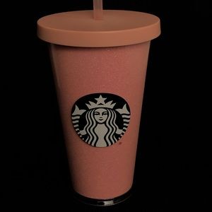 Glittery Light Pink Starbuck Tumbler